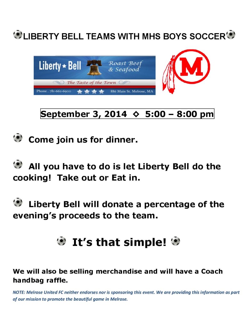 Liberty Bell Flyer 2014